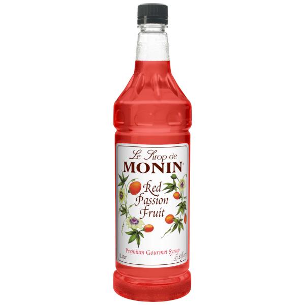 Monin Red Passion Fruit 1 Liter - 4 Per Case.