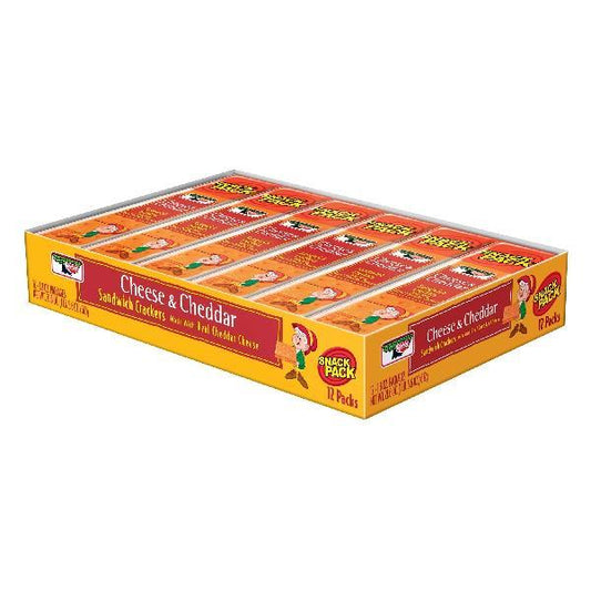 Kellogg's Keebler Cheese & Cheddar Sandwich Cracker, 1.8 Ounces - 144 Per Case.