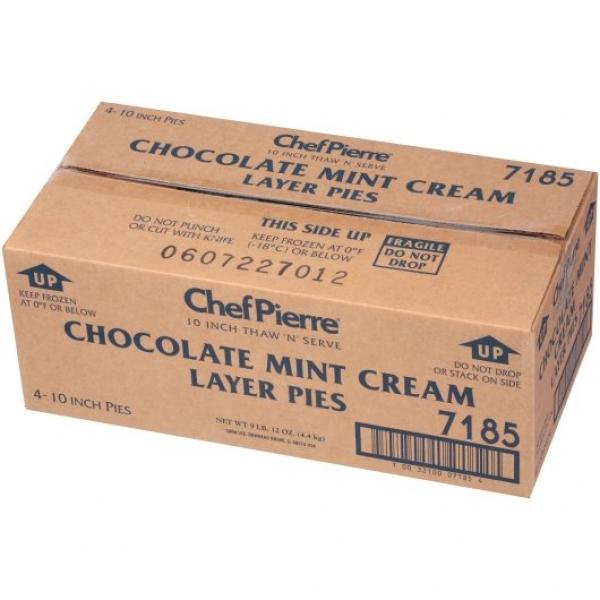 Chef Pierre Pie Cream Chocolate Mint Layer 39 Ounce Size - 4 Per Case.