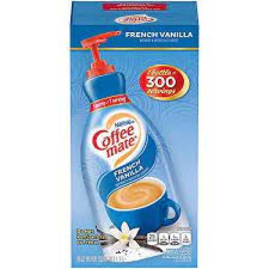 Coffee Mate French Vanilla Coffee Whitener Box 1.5 Gallon - 3 Per Case.