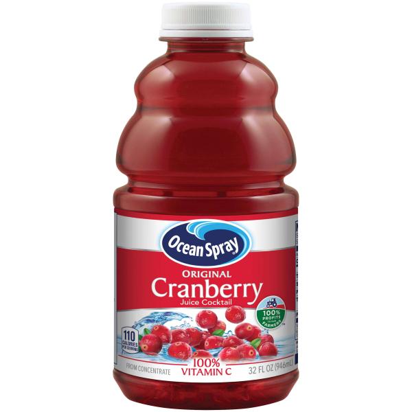 Pet Cranberry Juice Cocktail 32 Fluid Ounce - 12 Per Case.