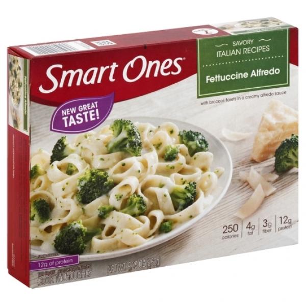 Smart Ones Frozen Entreessides Fettuccini Alfredo 9.25 Ounce Size - 12 Per Case.