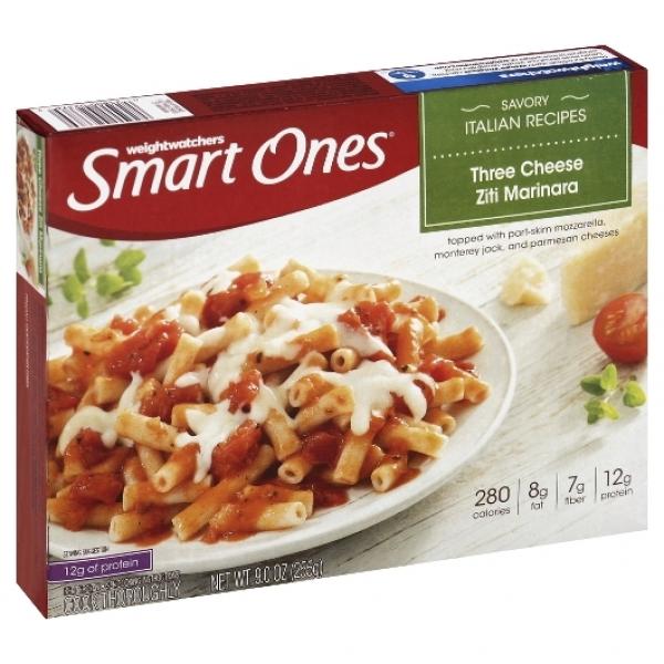 Smart Ones Frozen Entreessides Three Cheeseziti Marinara 9 Ounce Size - 12 Per Case.