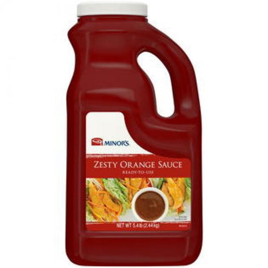 Minor's Zesty Orange Sauce Ready-To-Use 0.5 Gallon - 4 Per Case.