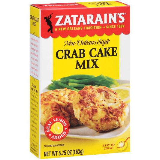 Zatarain's Crab Cake Mix 5.75 Ounce Size - 12 Per Case.