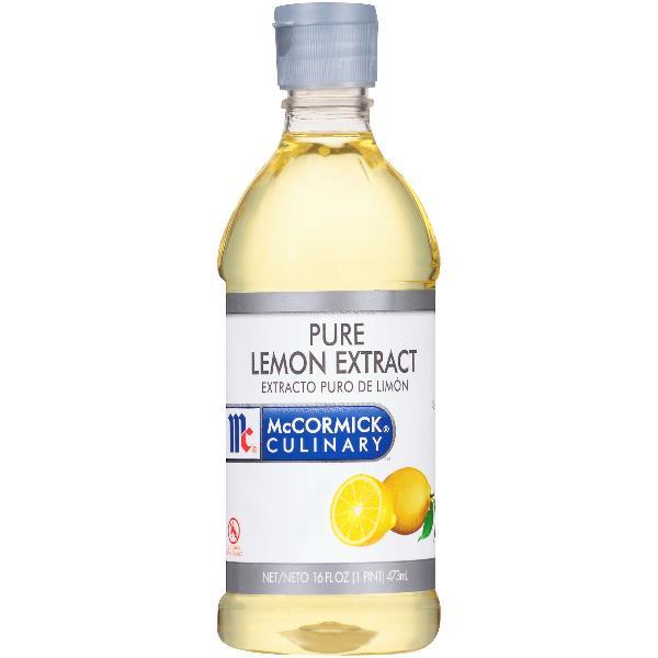 Mccormick Lemon Extract Pure 1 Pt - 6 Per Case.