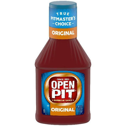 Open Pit Blue Label Original Barbecue Sauce 18 Ounce Size - 12 Per Case.