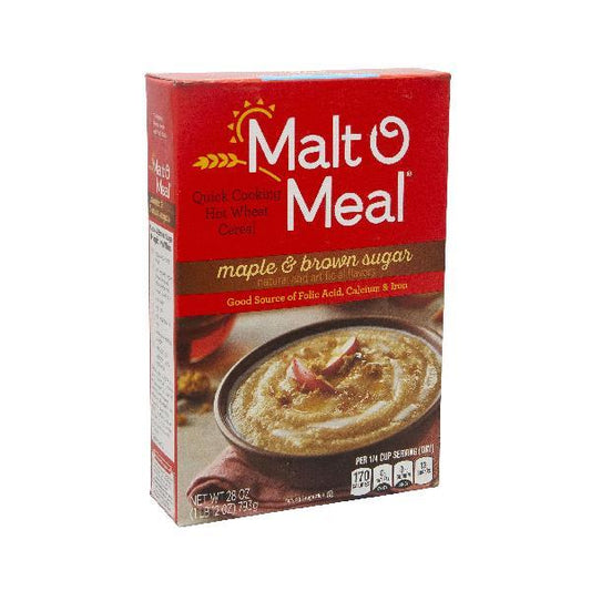 Maple Brown Sugar Malt-O-Meal 28 Ounce Size - 12 Per Case.