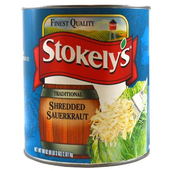 Sauerkraut Stokely Fancy 99 Ounce Size - 6 Per Case.