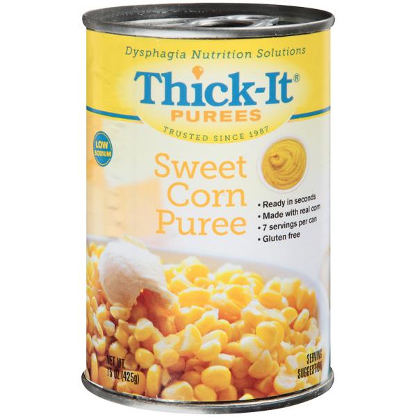 Thick It Purees Sweet Corn Puree 15 Ounce Size - 12 Per Case.
