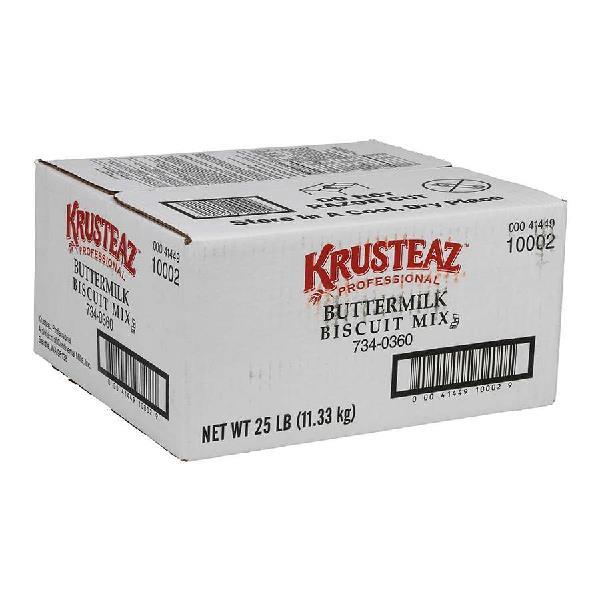 Krusteaz Professional Buttermilk Biscuit Mix 25 Pound Each - 1 Per Case.