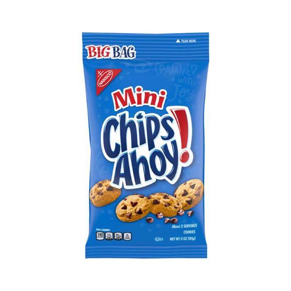 Chips Ahoy Mini Big Bag 3 Ounce Size - 12 Per Case.