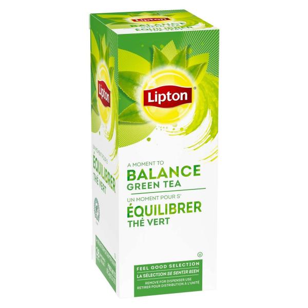 Lipton Green Tea Natural Envelope 28 Each - 6 Per Case.