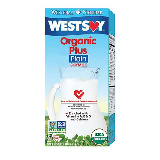 Westsoy Plus Plain 32 Fluid Ounce - 12 Per Case.