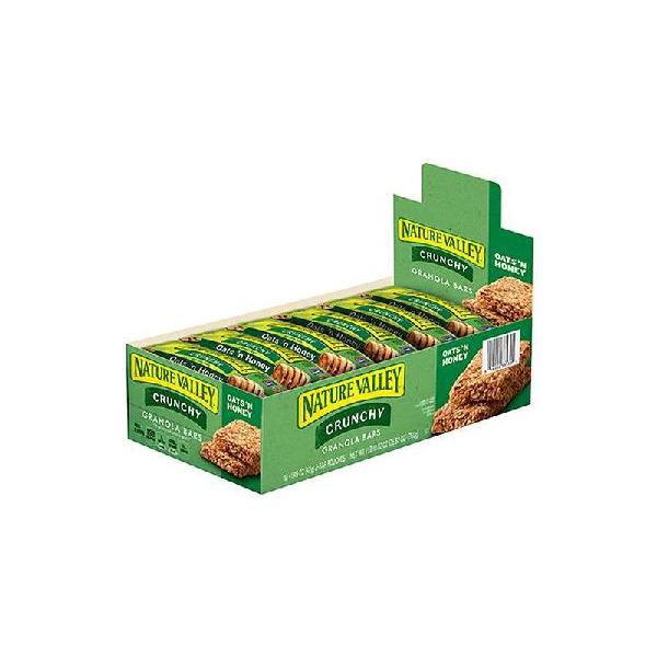 Nature Valley™ Crunchy Granola Bars Oats 'n Honey (Double Bar) 26.82 Ounce Size - 6 Per Case.