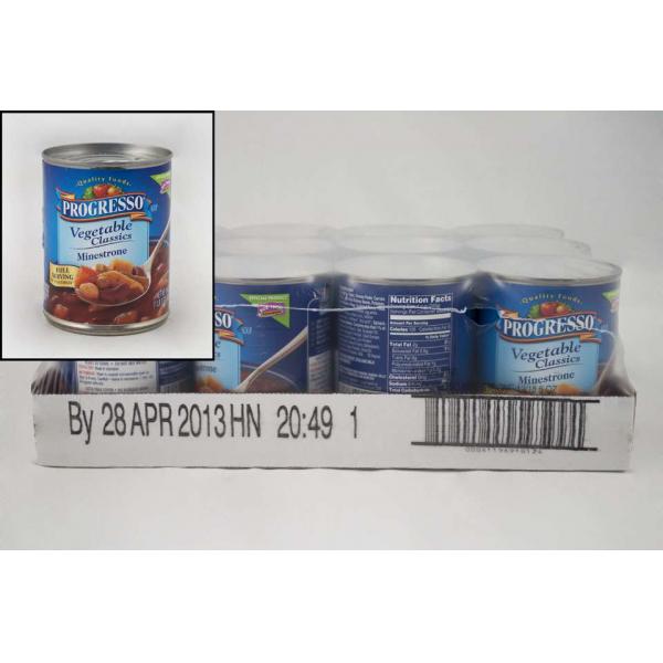 Progresso™ Soup Vegetable Minestrone 19 Ounce Size - 12 Per Case.