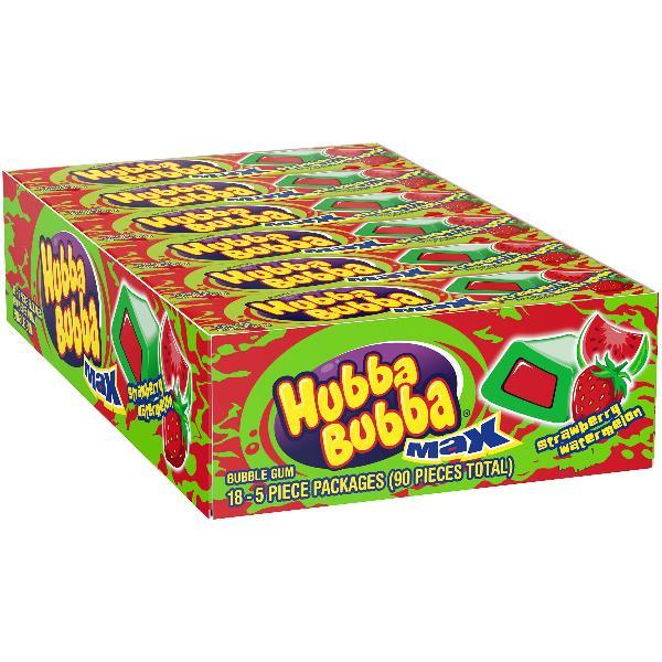 Hubba Bubba Max Strawberrywatermelon PcCs 5 Piece - 144 Per Case.