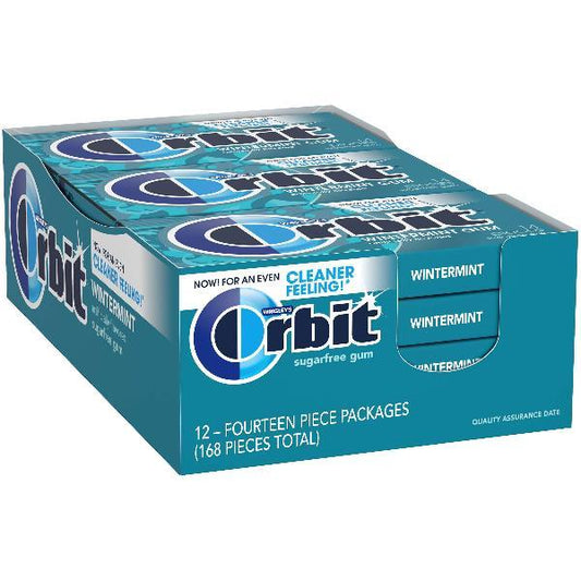 Orbit Wintermint PcCs 14 Piece - 144 Per Case.