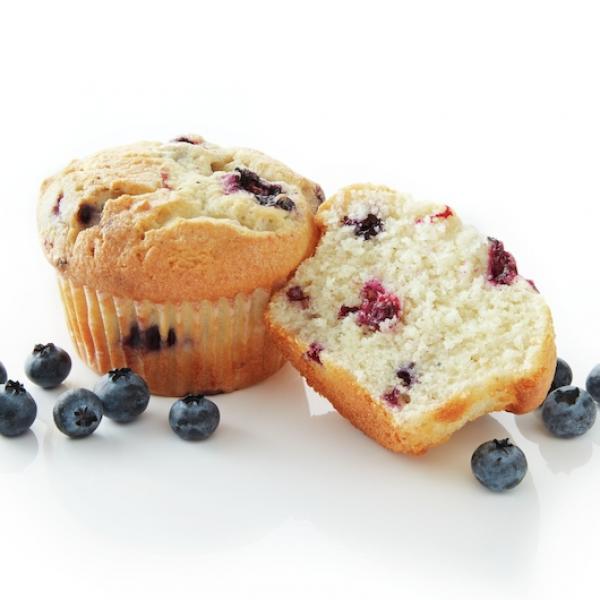 Pillsbury™ Place & Bake™ Frozen Muffindough Puck Blueberry 20.25 Pound Each - 1 Per Case.