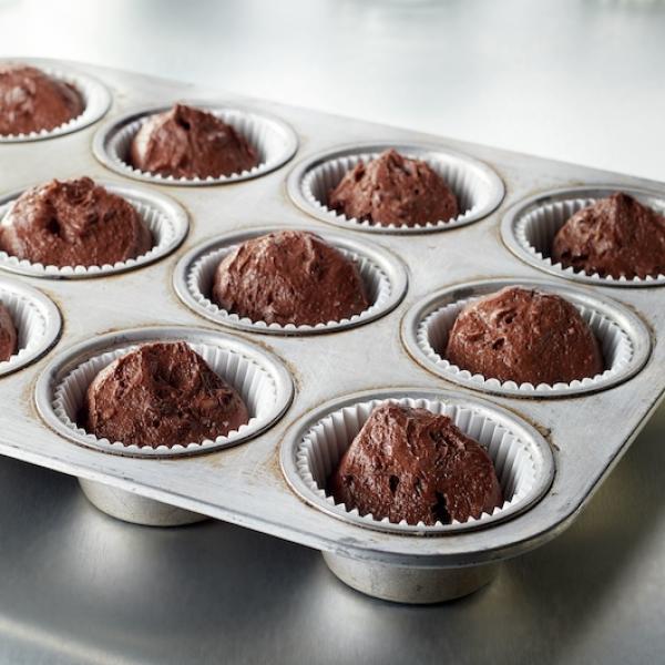 Pillsbury™ Place & Bake™ Frozen Muffindough Puck Chocolate Chocolate Chip 20.25 Pound Each - 1 Per Case.