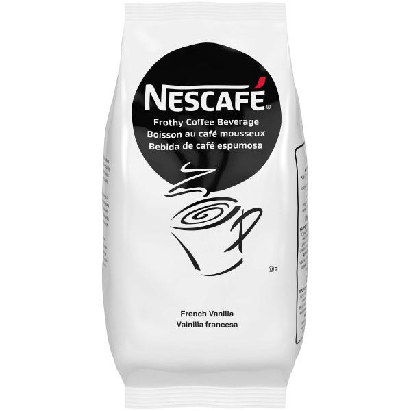 Nescafe Frothy Coffee Beverage French Vanilla Flavor 2 Pound Each - 6 Per Case.