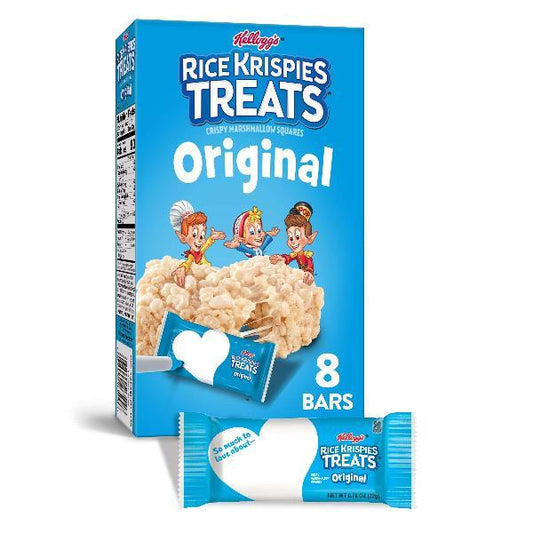 Kellogg's Rice Krispies Treats Squares Original 0.78 Ounce Size - 96 Per Case.