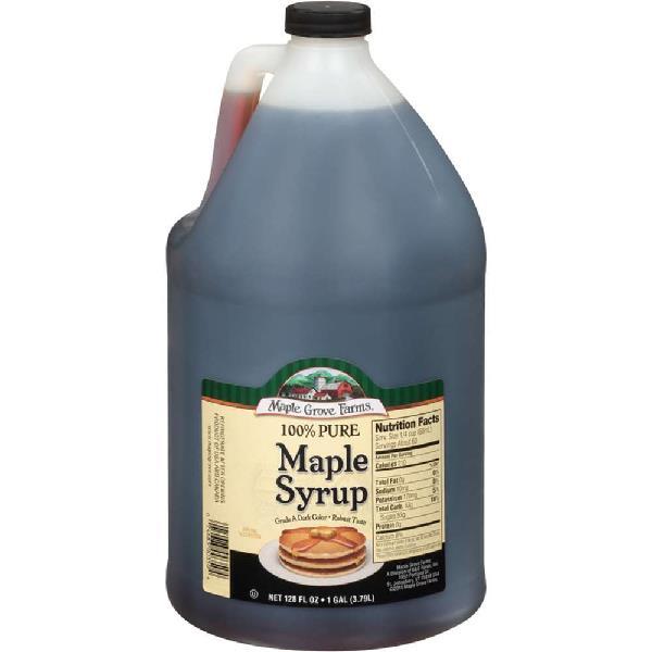 Syrup Jug Grade-A 1 Gallon - 4 Per Case.