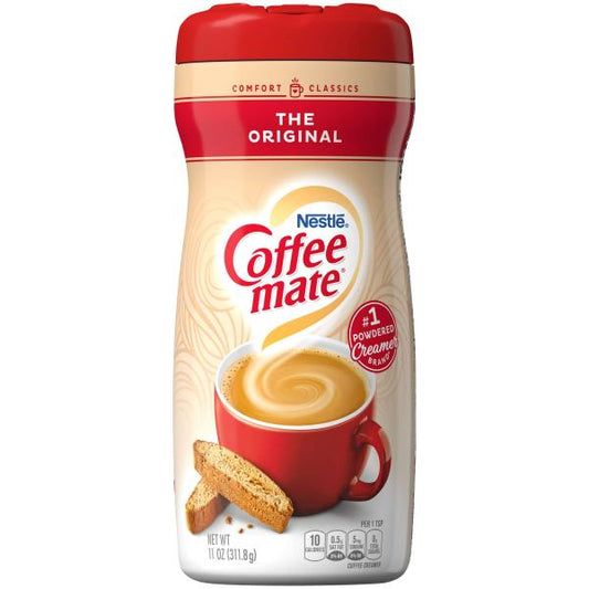 Nestle Coffee Mate Creamer Original Powder 11 Ounce Size - 12 Per Case.