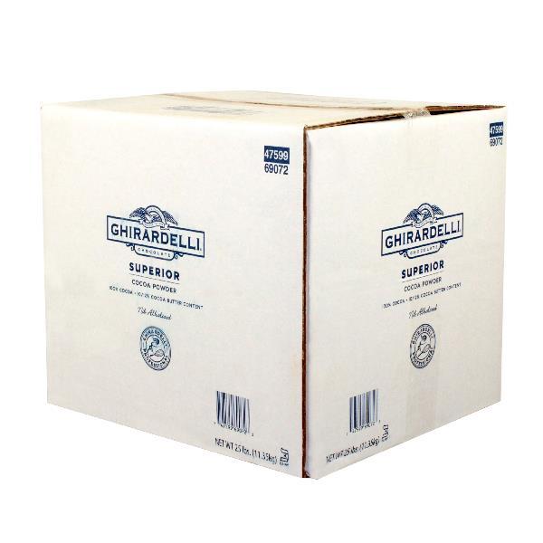 Ghirardelli Cocoa Powder Superior 25 Pound Each - 1 Per Case.