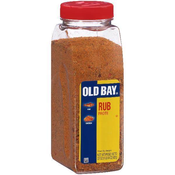 Old Bay Rub 22 Ounce Size - 6 Per Case.