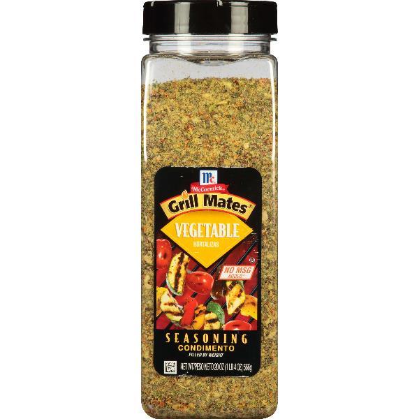 Mccormick Grill Mates Vegetable Seasoning 20 Ounce Size - 6 Per Case.