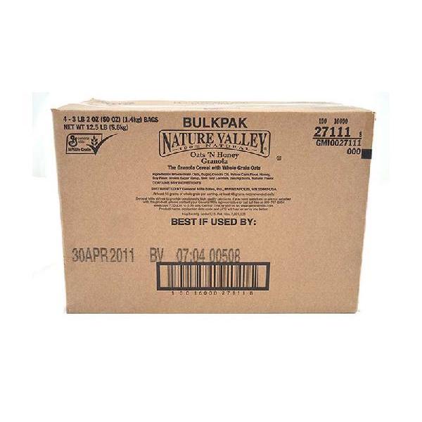 Nature Valley™ Granola Cereal Bulkpack Oats'n Honey 50 Ounce Size - 4 Per Case.