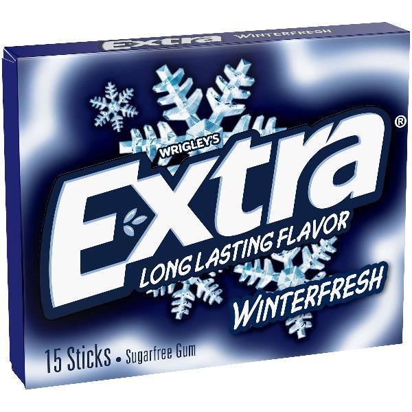 Extra Stick Winterfresh Per 15 Piece - 120 Per Case.