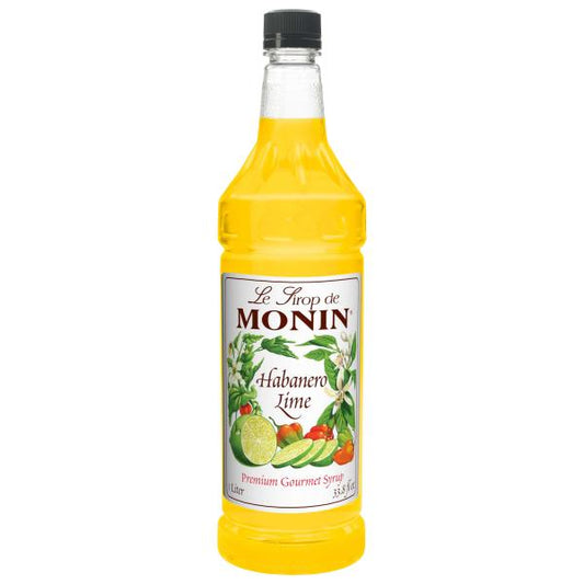 Monin Habanero Lime 1 Liter - 4 Per Case.