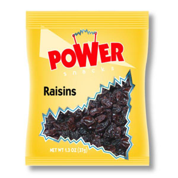 Pwr Snck Raisins 1.3 Ounce Size - 144 Per Case.