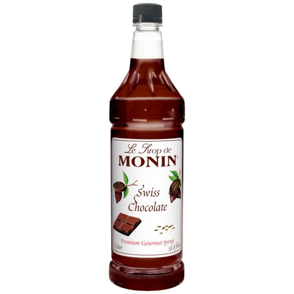 Monin Swiss Chocolate 1 Liter - 4 Per Case.