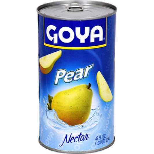 Goya Pear Nectar 42 Ounce Size - 12 Per Case.