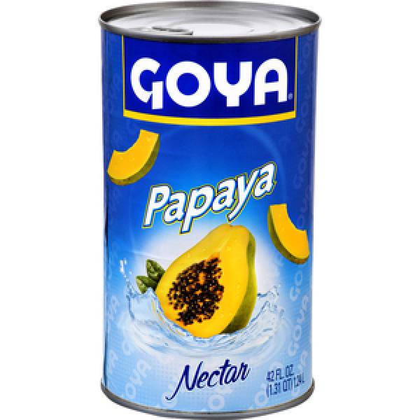 Goya Papaya Nectar 42 Fluid Ounce - 12 Per Case.