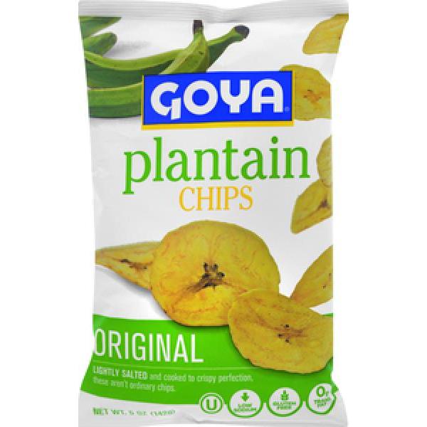 Goya Plantain Chips Original 5 Ounce Size - 12 Per Case.