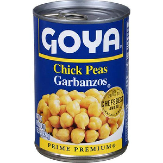 Goya Chick Peas 15.5 Ounce Size - 24 Per Case.