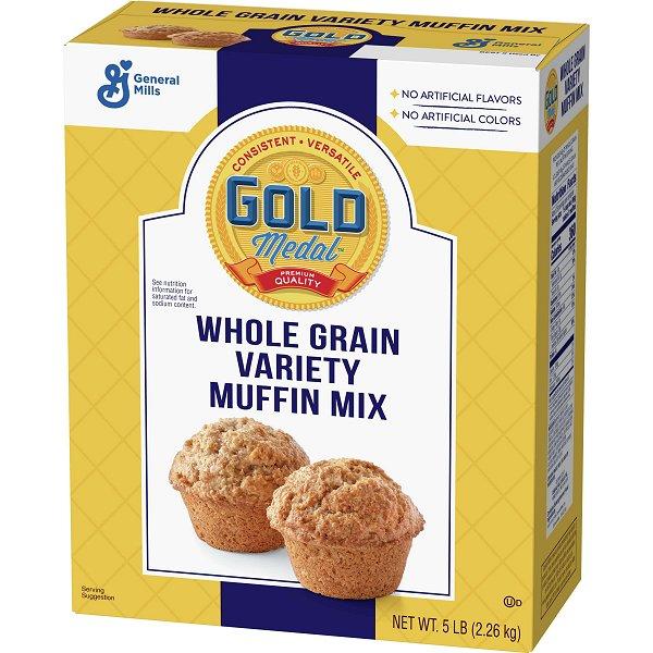 Gold Medal™ Muffin Mix With hole Grain Variety 5 Pound Each - 6 Per Case.