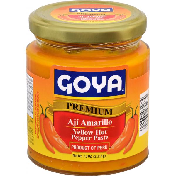 Goya Premium Yellow Hot Pepper Paste 7.5 Ounce Size - 12 Per Case.