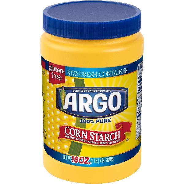 Argo Pure Corn Starch 16 Ounce Size - 12 Per Case.