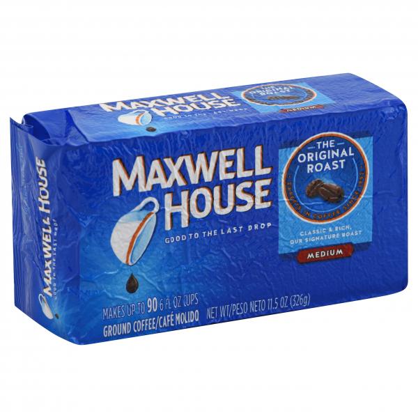 Coffee Maxwell House Ground Roast Medium 11.5 Ounce Size - 12 Per Case.