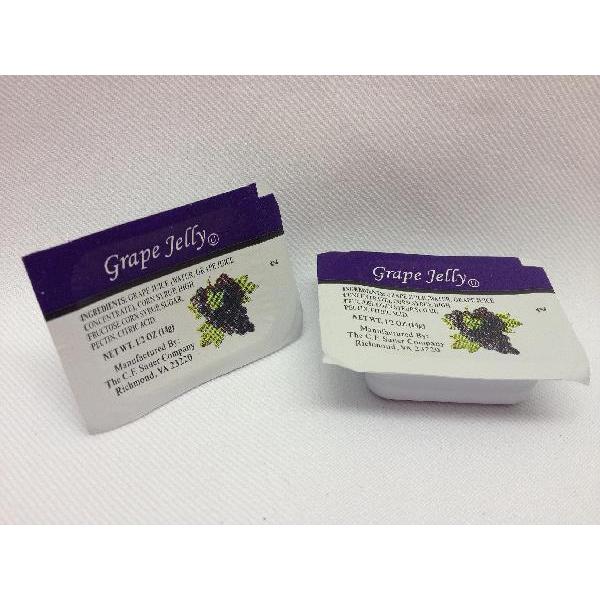 Grape Jelly Sauer's Cup 0.5 Ounce Size - 200 Per Case.