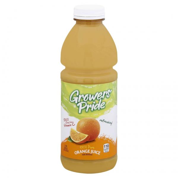 Fl Nat Growers' Pride From Concentrate Shelfstable Orange Juice 1 Liter - 12 Per Case.