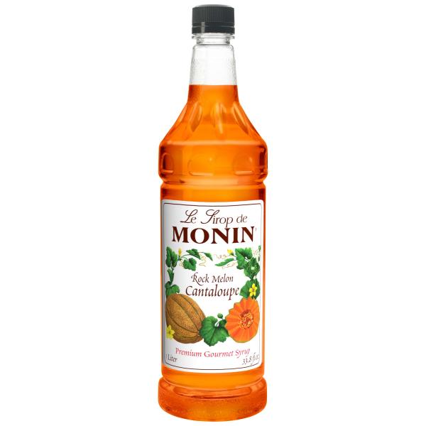 Monin Rock Melon Cantaloupe 1 Liter - 4 Per Case.