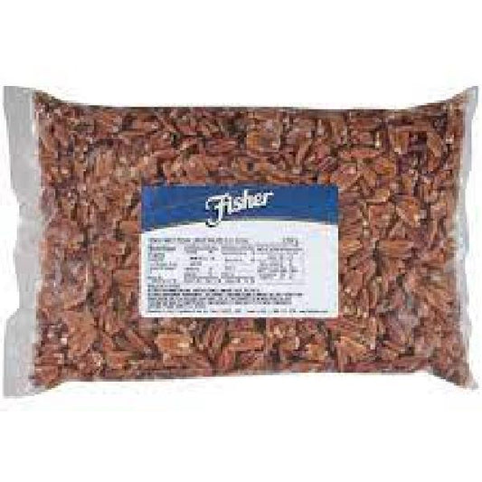 Fisher Pecan Halves Fancy Large 5 Pound Each - 1 Per Case.