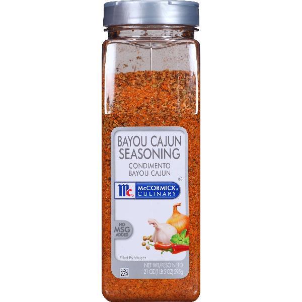 Mccormick Culinary Bayou Cajun Seasoning 21 Ounce Size - 6 Per Case.