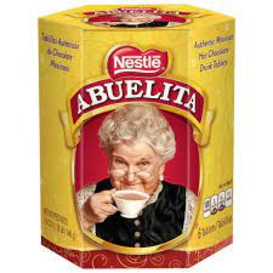 Nestle Abuelita Tab Authentic Mexican Hot Chocolate Drink Mix Boxes 19 Ounce Size - 12 Per Case.